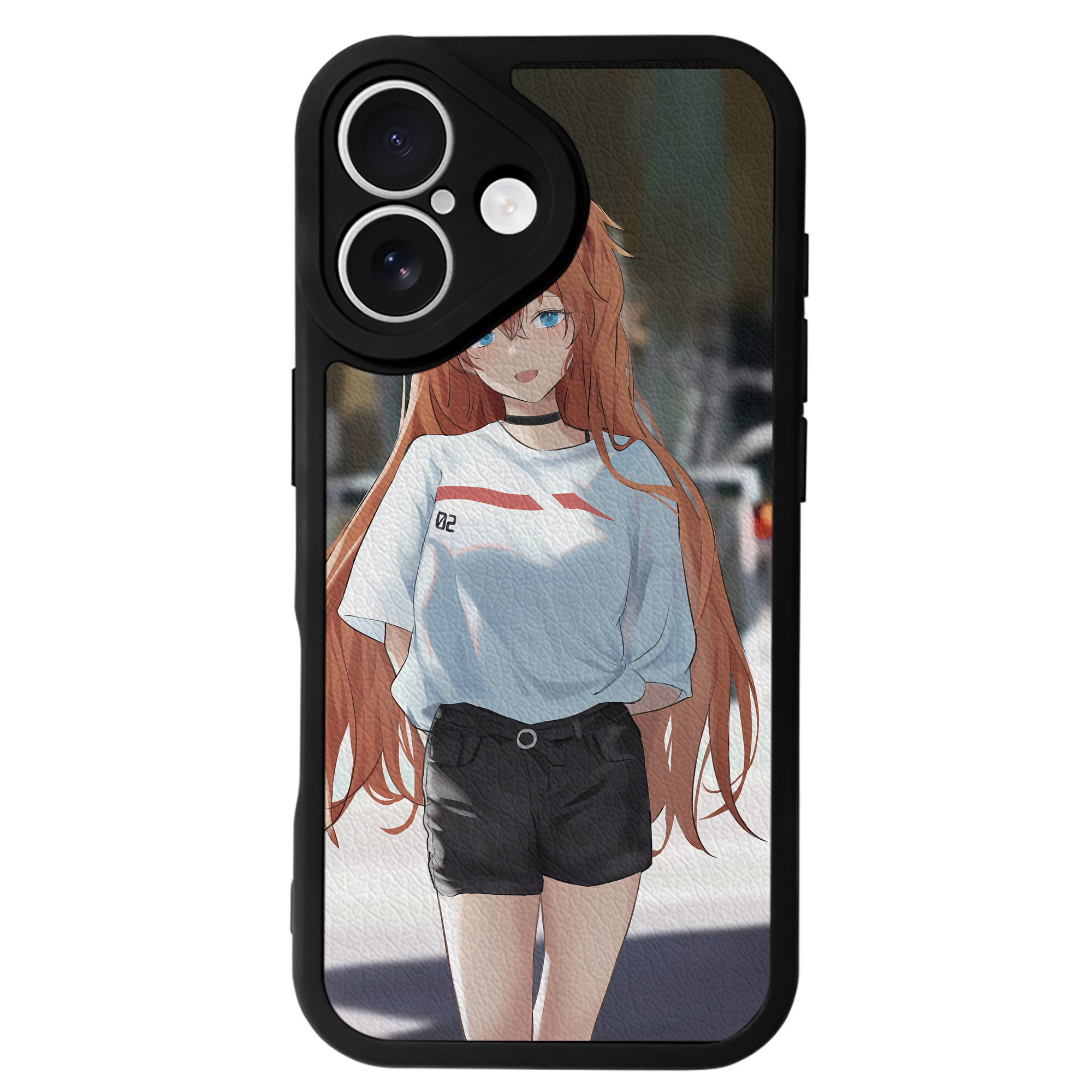 （画像用） EVA 新世紀エヴァンゲリオン 【iPhone 16シリーズ対応】シリコンスマホケース（レザー調） 材質：シリコン